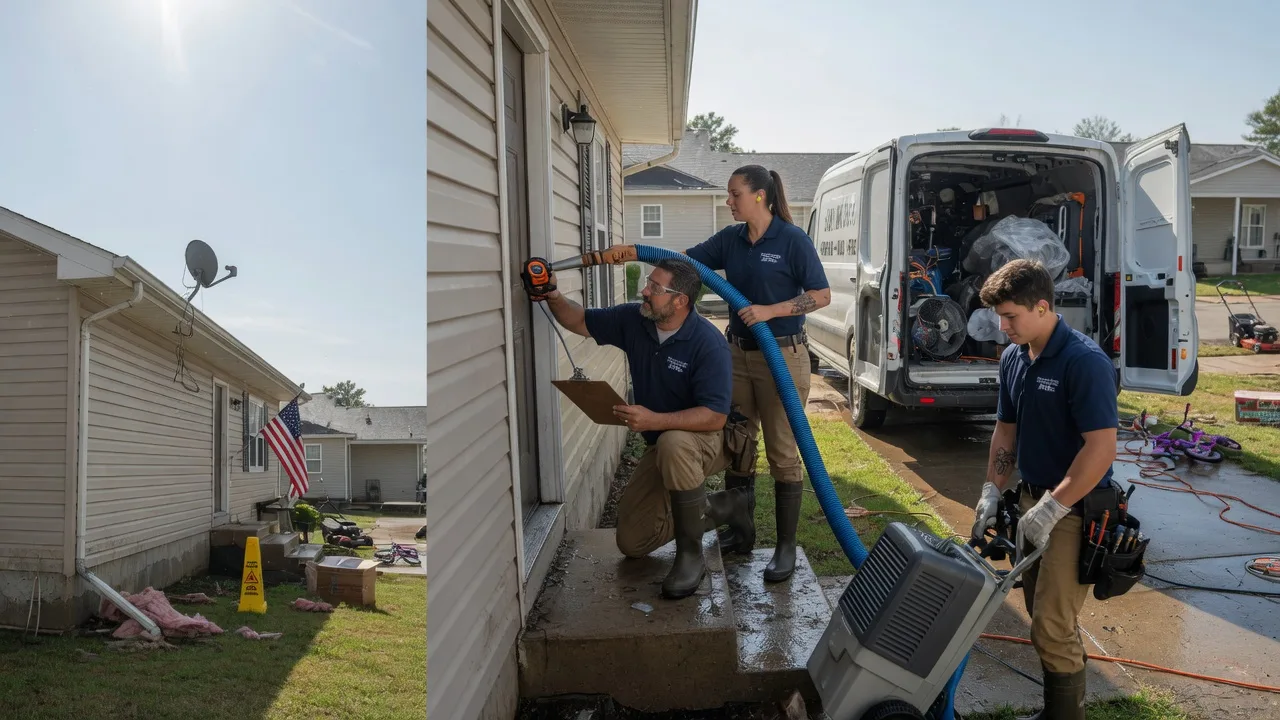 Ceiling Water Damage Restoration in Glenwood, WV near me